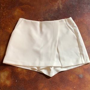 White Skort